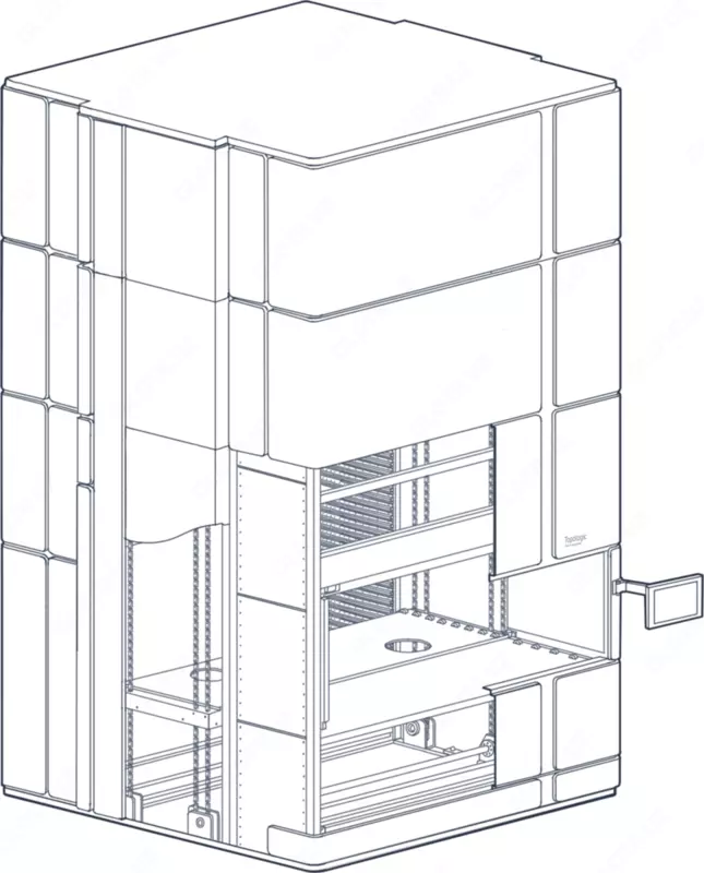 Автоматизированный склад лифтового типа CUBER компании CSort Только в розницу