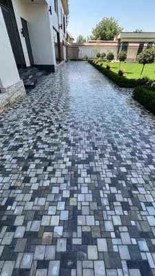 Брусчатка из мрамора "Tetris" серый - 159 000 сум / кв.м