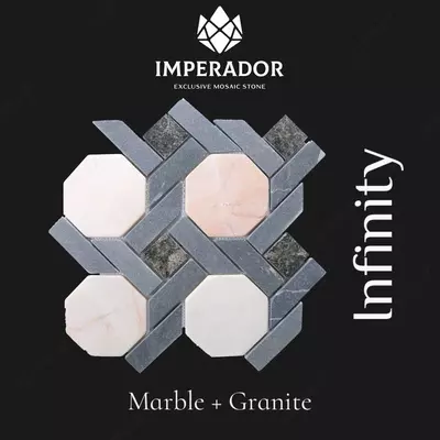 Брусчатка "Infinity" из мрамора и гранита