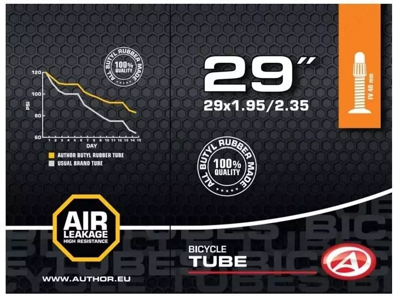 Камера Author Tube AT-MTB-29" FV40 29x1.95/2.35 - 110 000 сум
