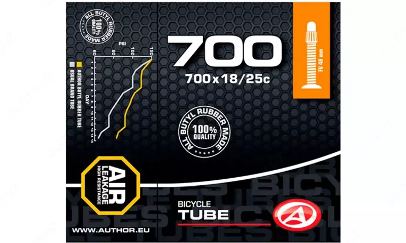 Камера Author Tube AT-ROAD-700C FV48 700x18/25C