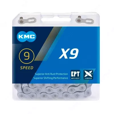 Цепь KMC X9 - Speed 9, Links 116