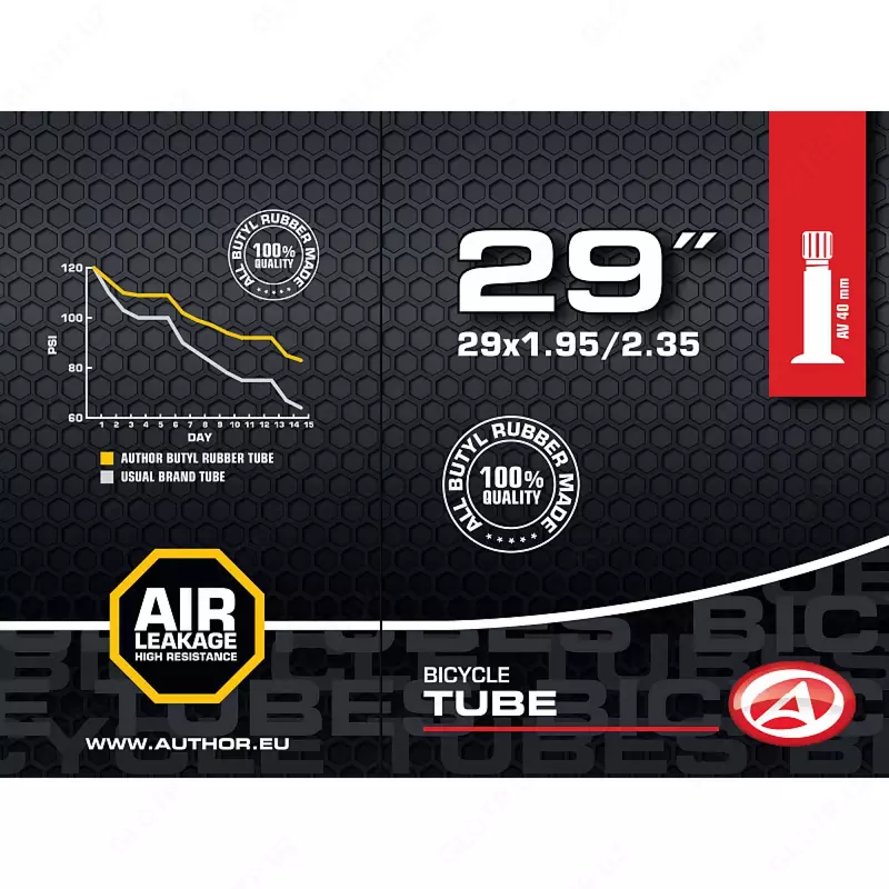 КАМЕРА AUTHOR TUBE AT-MTB-29" AV40 29X1.95/2.35