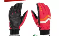 Горнолыжные перчатки Elements Osmium S Red -Orange-White-Black Leki 9 (p)