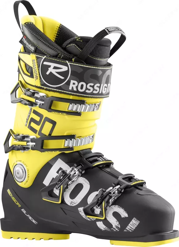 Rossignol ALLSPEED 120m qora sariq RBE2110 Rossignol 27.5 changi botinkalari (r)