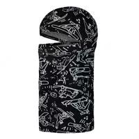 Balaklava BUFF THERMONET HINGED BALACLAVA (tivat black/enphi multi)