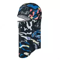  Balaklava BUFF THERMONET HINGED BALACLAVA (tivat black/enphi multi) - 