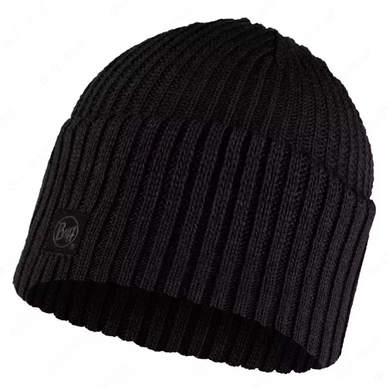 Шапка BUFF KNITTED BEANIE RUTGER (graphite)