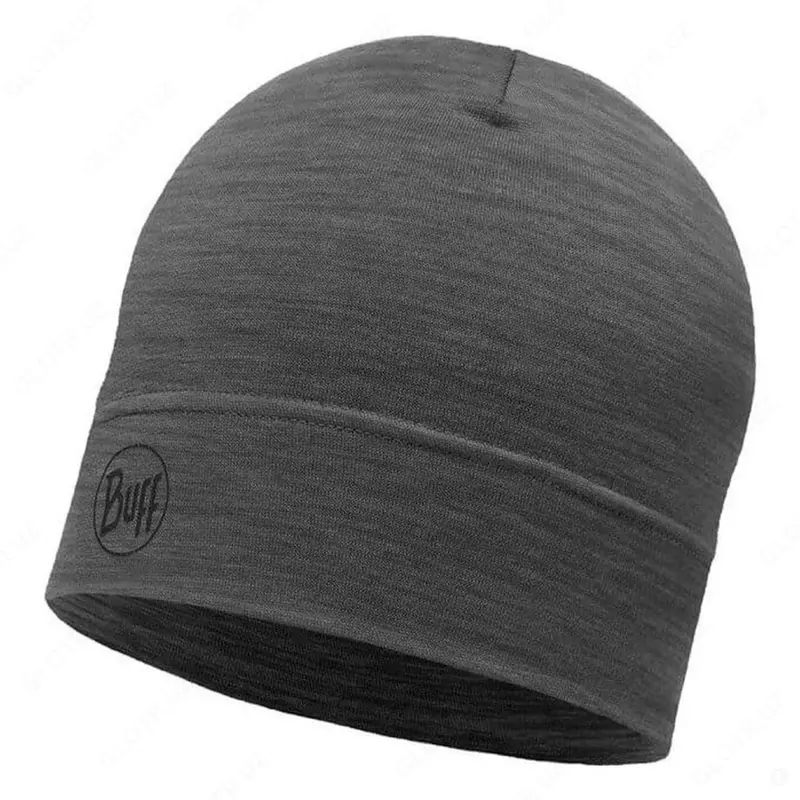 Шапка BUFF MERINO LIGHTWEIGHT BEANIE (solid grey)