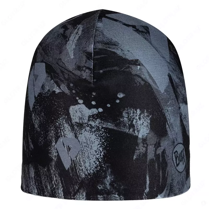 BUFF MERINO LIGHTWEIGHT BEANIE shapkasi (solid cloud  solid black)