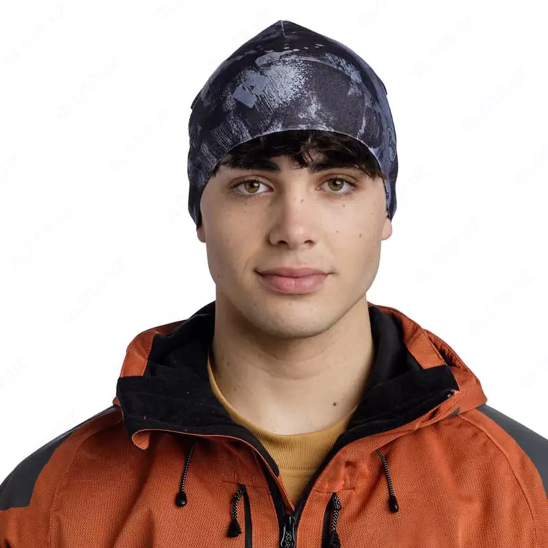  BUFF MERINO LIGHTWEIGHT BEANIE shapkasi (solid cloud  solid black) - 