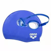 Очки + шапочка Arena Pool jr set синие