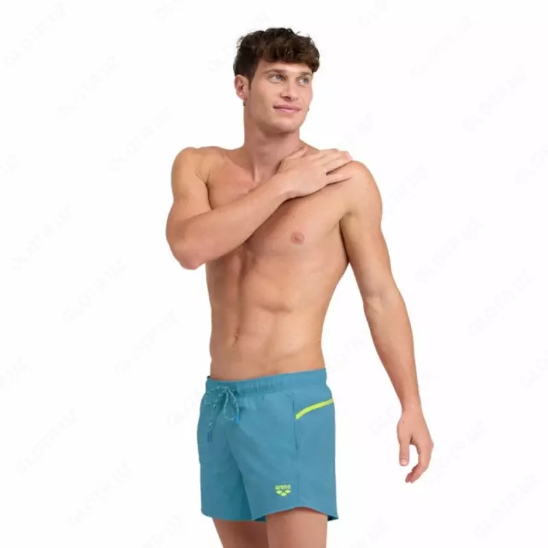   Шорты мужские пляжные Arena Pro file  L  green lake-soft green