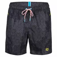 Arena Pro file erkaklar sohil shortlari  L  black multi soft green