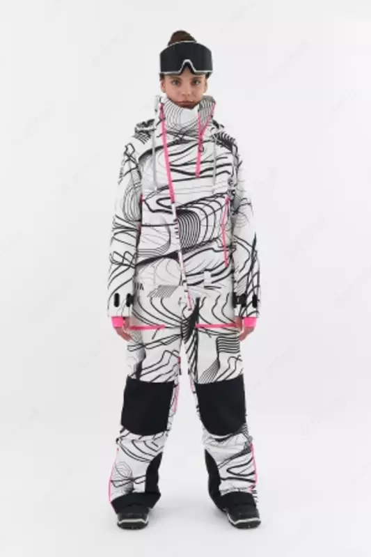 Комбинезон NICE KN1143/65 принт линии (X-SMALL) - 4 905 000 сум