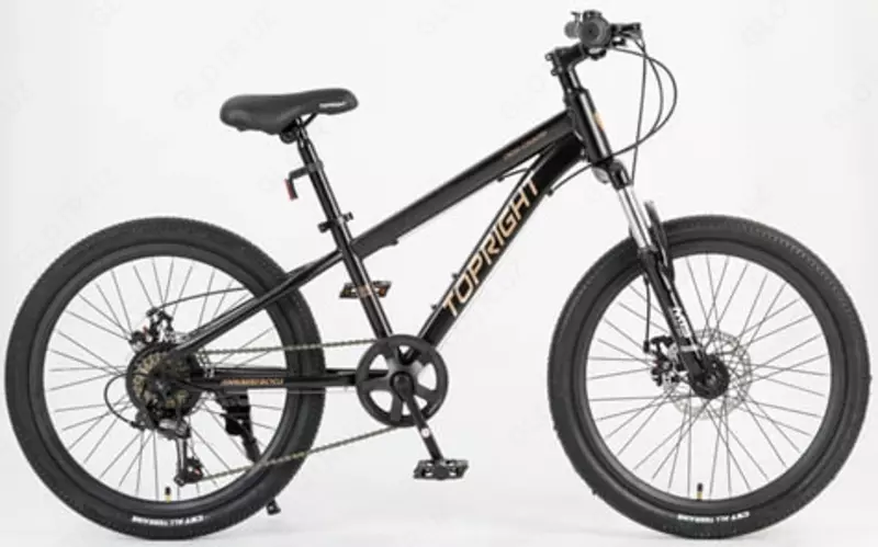 Детский велосипед Topright черный 20 колеса 1S. арт TR20Z230