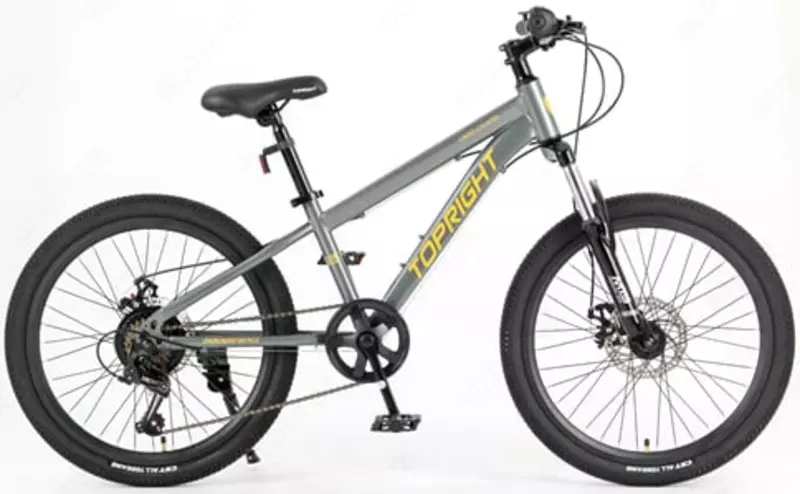 Детский велосипед Topright черный "20" темно-серый 7S. арт TR20Z230