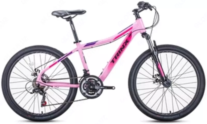 Детский велосипед Trinx Blue ELF 3.0 pink white 18 колеса 