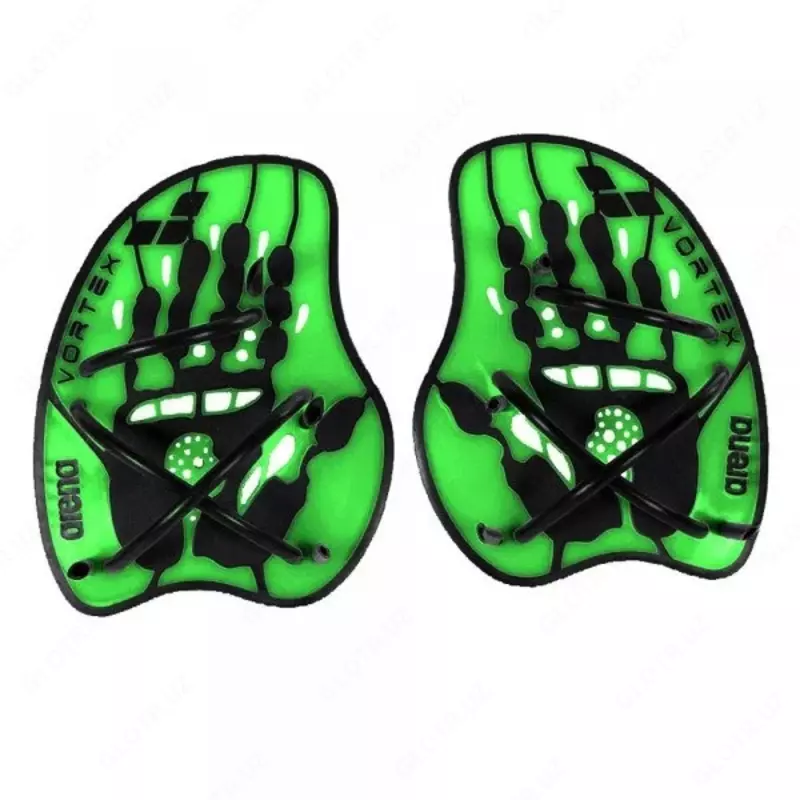 Лопатки для рук Arena Vortex зеленый M