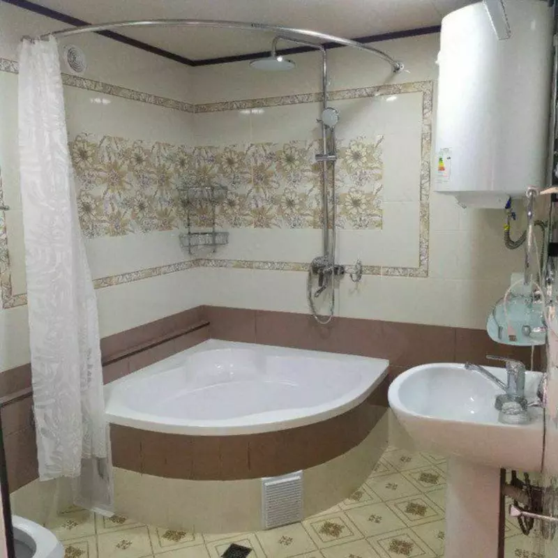 Fiberglasdan vanna 145*145 burchakli