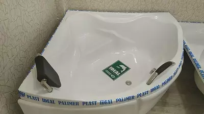 Стеклопластиковая ванна 142*142 угловая - 1 640 000 сум от 10 шт.