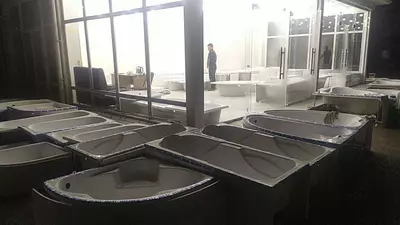 960 000 сум от 10 шт. Стеклопластиковая ванна 110*110 угловая