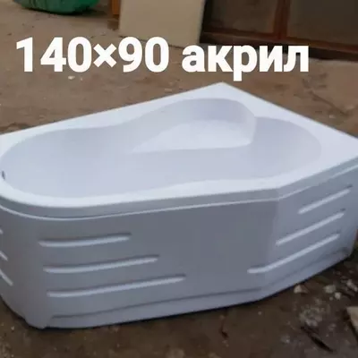 Полимраморная ванна 140*90 парус