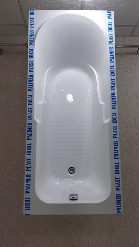 Полимраморная ванна 170*75 прямая