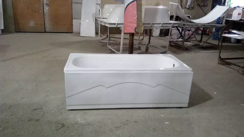 Полимраморная ванна 160*70 прямая