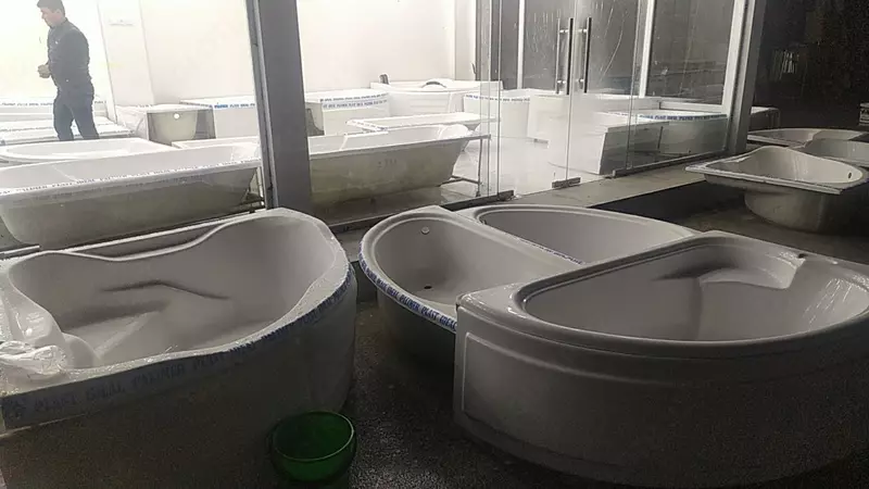 Стеклопластиковая ванна 130*70 сидячая - от {0} сум