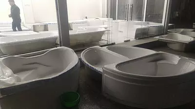 Стеклопластиковая ванна 120*65 сидячая - 960 000 сум от 10 шт.