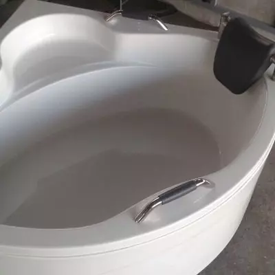 Стеклопластиковый поддон 90*90 квадратный сидячий