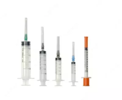 Bir martali ishlatiladigan steril in'ektsiya shpritslari SMA - 500 so'm / dona