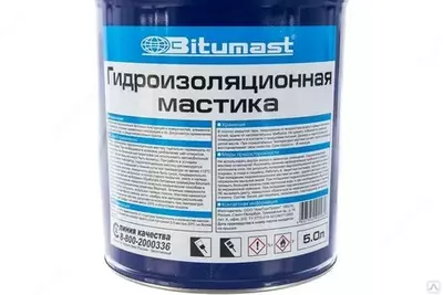 500 000 сум / шт. Гидроизоляционная мастика Bitumast 21.5л