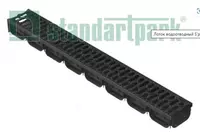 ЛОТОК ВОДООТВОДНЫЙ S'PARK 2 ПЛАСТИКОВЫЙ DN100 H70 С РЕШЕТКОЙ ЩЕЛЕВОЙ ЧУГУННОЙ КЛ. А15 (КОМПЛЕКТ)