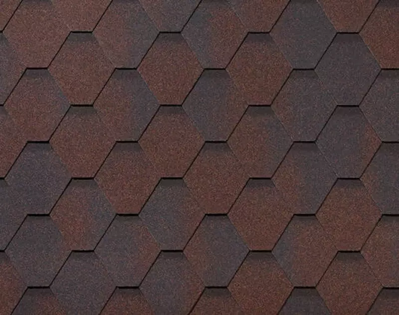 Гибкая кровельная черепица RoofShield Классик стандарт медный