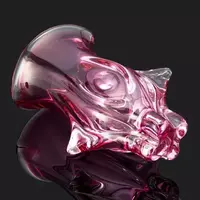 Ваза винтажная розового оттенка дизайнер Йозеф Господка Josef Hospodka Respiratory Protection 3M