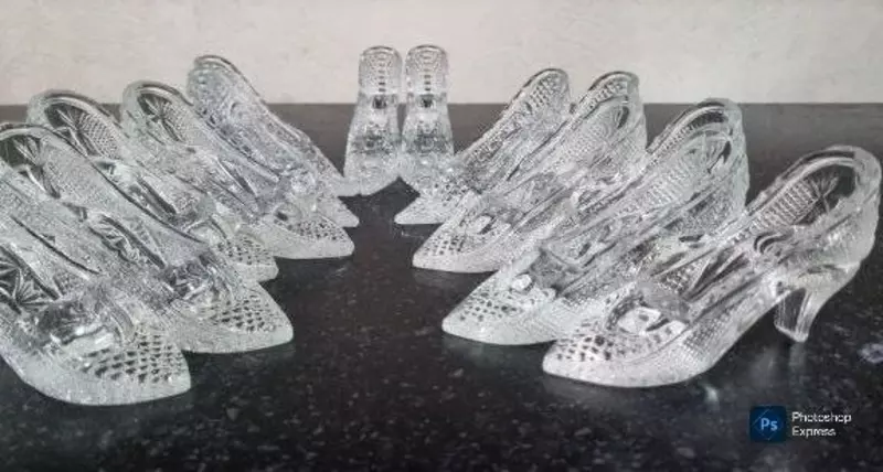 Туфельки для Золушки Статуэтки декоративные Хрустальный Советский Новый - 150 000 сум