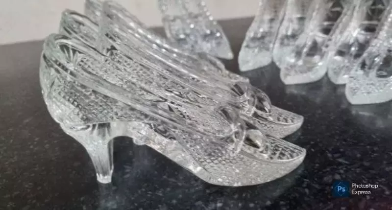 Туфельки для Золушки Статуэтки декоративные Хрустальный Советский Новый Только в розницу