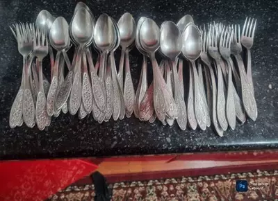 Чайные ложки Вилки Нержавейки Советских времен СССР