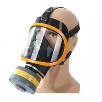 Респиратор маска противогаз 40 мм интерфейс фильтра зеркало высокой четкости силиконовый противогаз аэрозольная краска защитная маска Только в розницу