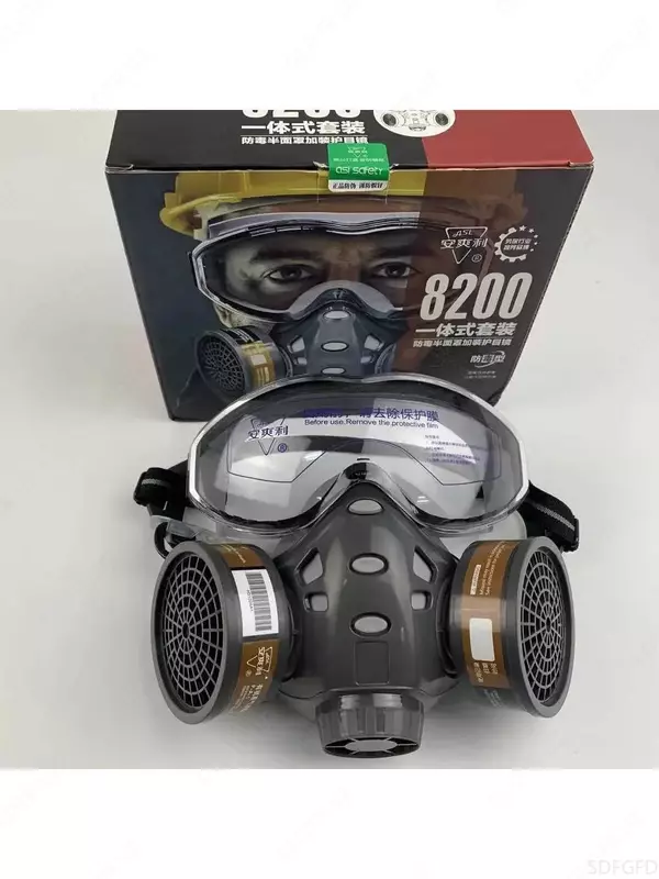 Респиратор Маска многоразовый с очками 3М Оптом - 190 000 сум