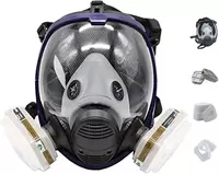Ko‘mir filtri bilan qayta ishlatiladigan gaz niqobi (respirator niqob)