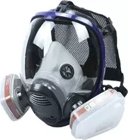 Ko‘mir filtri bilan qayta ishlatiladigan gaz niqobi (respirator niqob) - 385 000 so'm