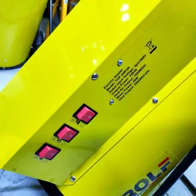 Issiqlik pushkasi ROLF TOP-24kVA 380W elektr isitgichi Respiratory Protection 3M