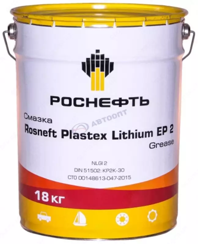 Смазка высокотемпературная Rosneft Plast Lithium Ep-3 оригинал
