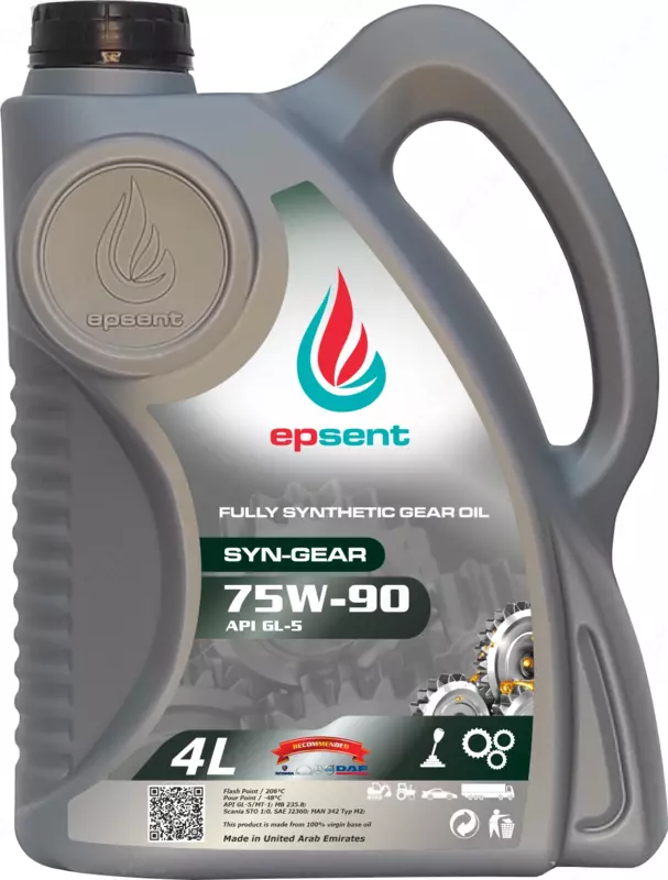 Трансмиссионное масло EPSENT SYN-GEAR 75W90