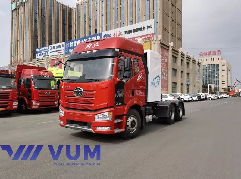 FAW J6P СЕДЕЛЬНЫЕ ТЯГАЧИ 6Х4 CNG (рессор) и (пневмоподушка) !!!