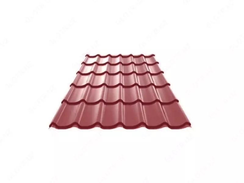 Металлочерепица Ламонтерра X (ПЭ-01-3005-0.4) Красное вино