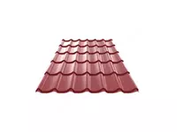 Металлочерепица Ламонтерра X (ПЭ-01-3005-0.4) Красное вино